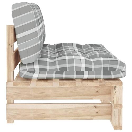 Midtermodul til pallesofa imprægneret fyrretræ