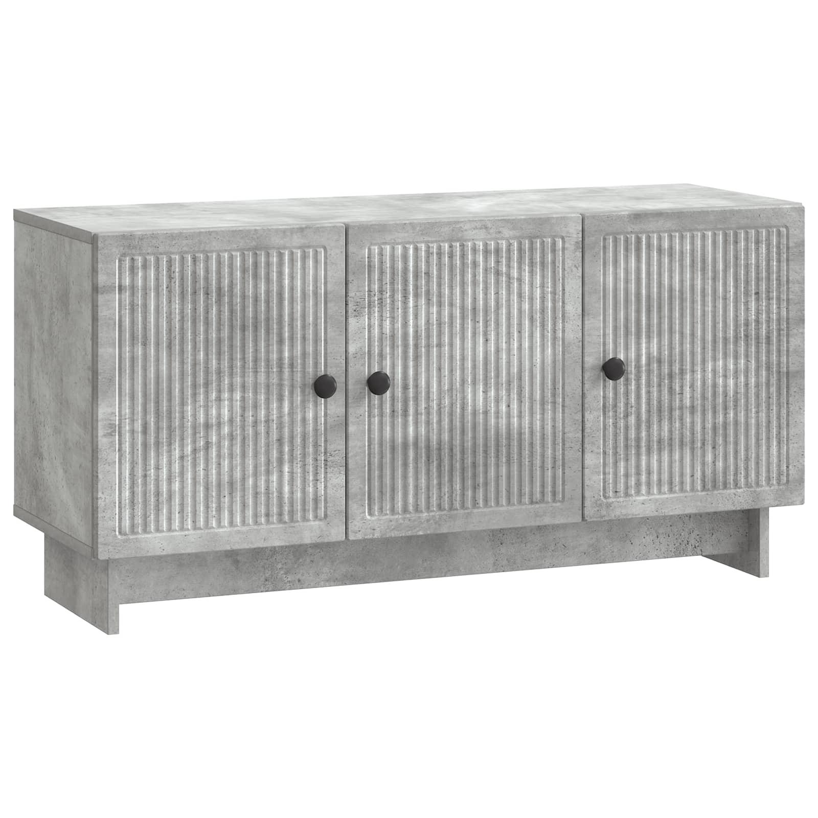 TV-skab Betongrå 99 x 34,5 x 50 cm Konstrueret træ billede