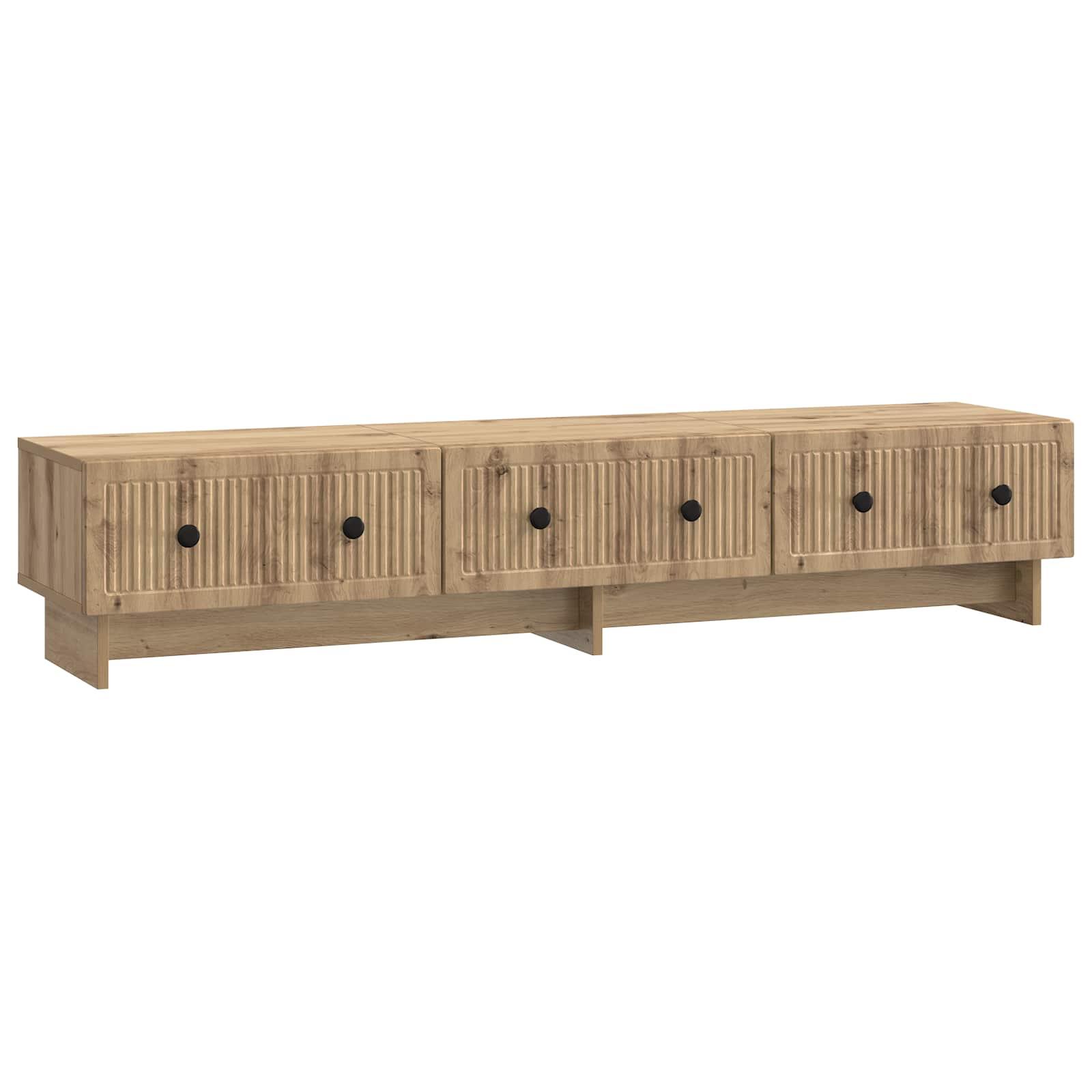 TV-skab Artisan-eg 147 x 34,5 x 30 cm Konstrueret træ billede