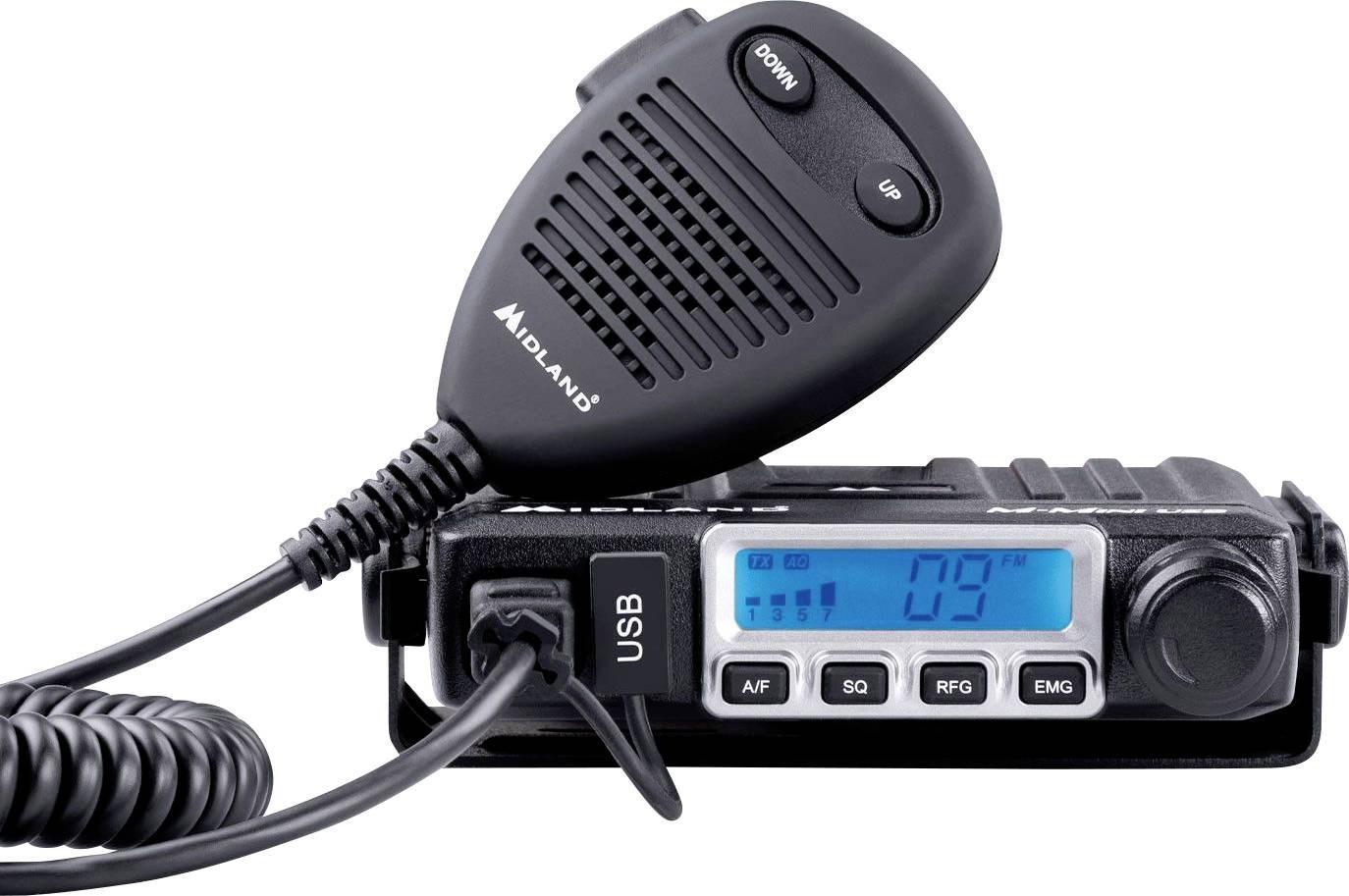 Midland M-Mini - CB radio AM/FM med USB