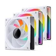 Jonsbo ZK-120WR - 3-pak 120 mm blæsere med A-RGB, hvid Reverse billede
