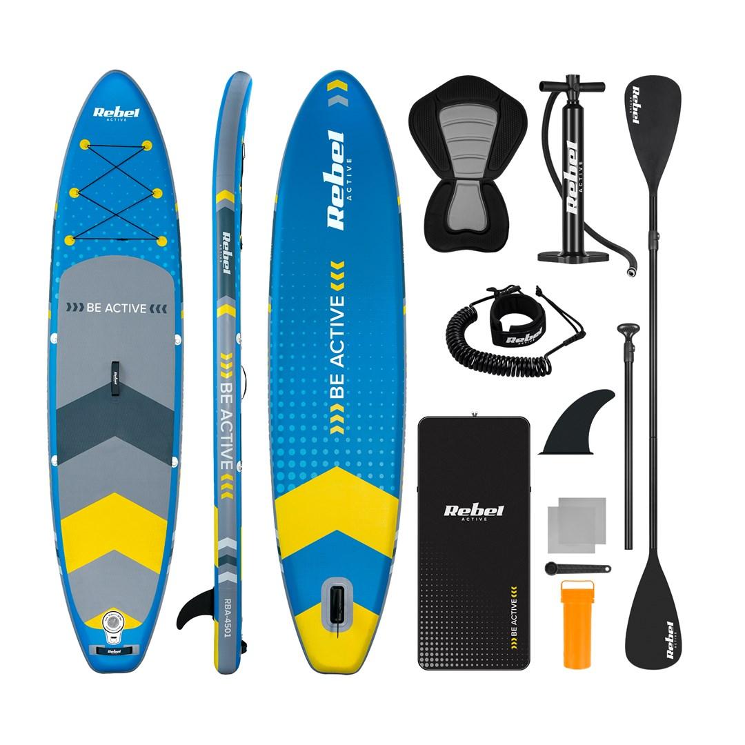 Rebel Active RBA4501 oppusteligt SUP-board - blå billede