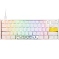 Ducky One 2 Pro Mini White Edition gamingtastatur, RGB – Cherry Blue (US) billede