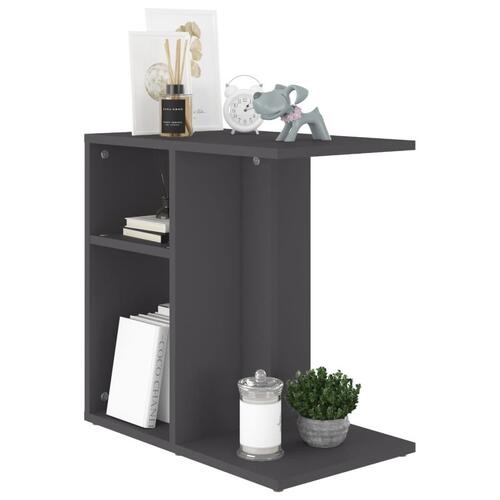 Sidebord 50x30x50 cm spånplade grå