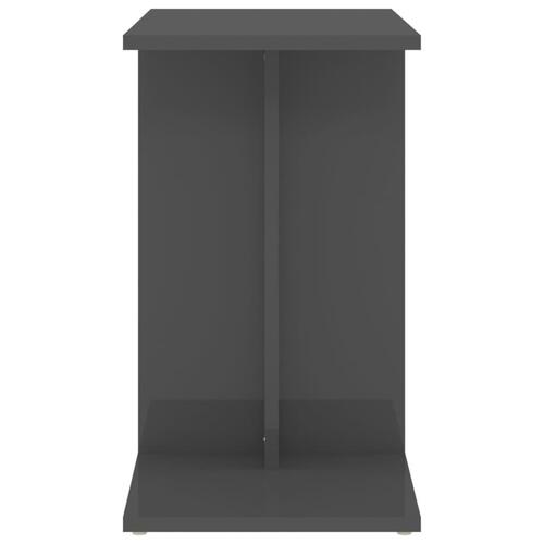 Sidebord 50x30x50 cm konstrueret træ grå højglans