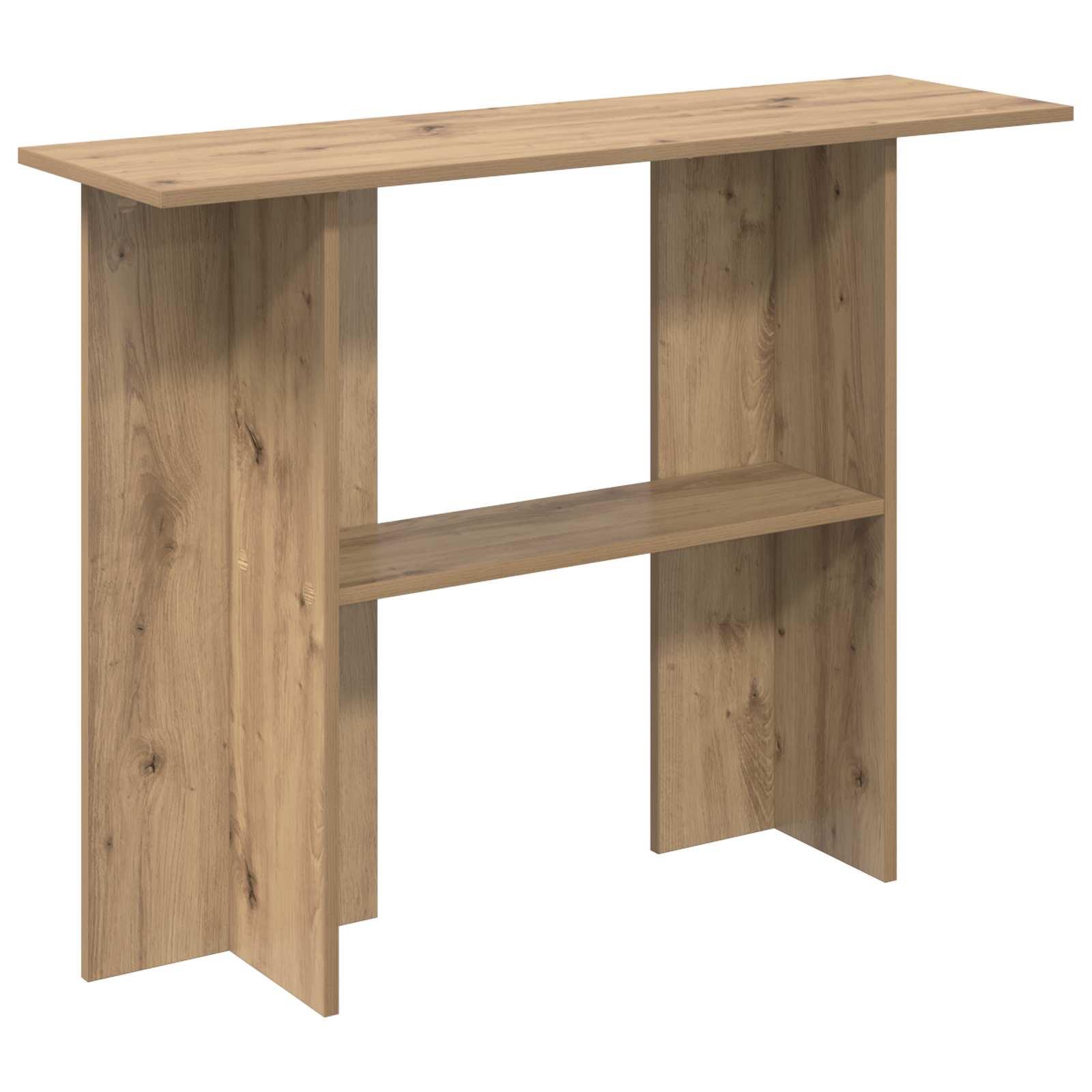 Konsolbord Artisan-eg 100 x 30 x 75 cm Konstrueret træ billede