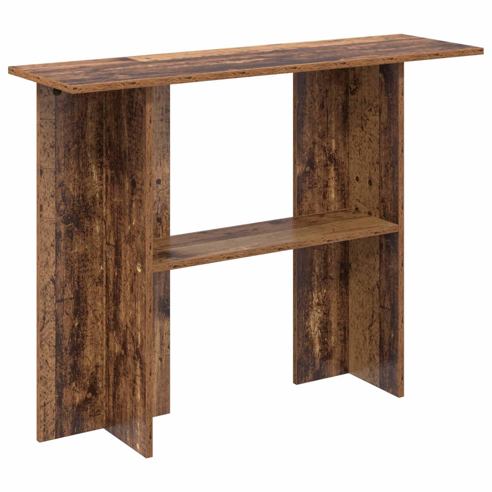 Konsolbord Gammelt træ 100 x 30 x 75 cm Konstrueret træ billede