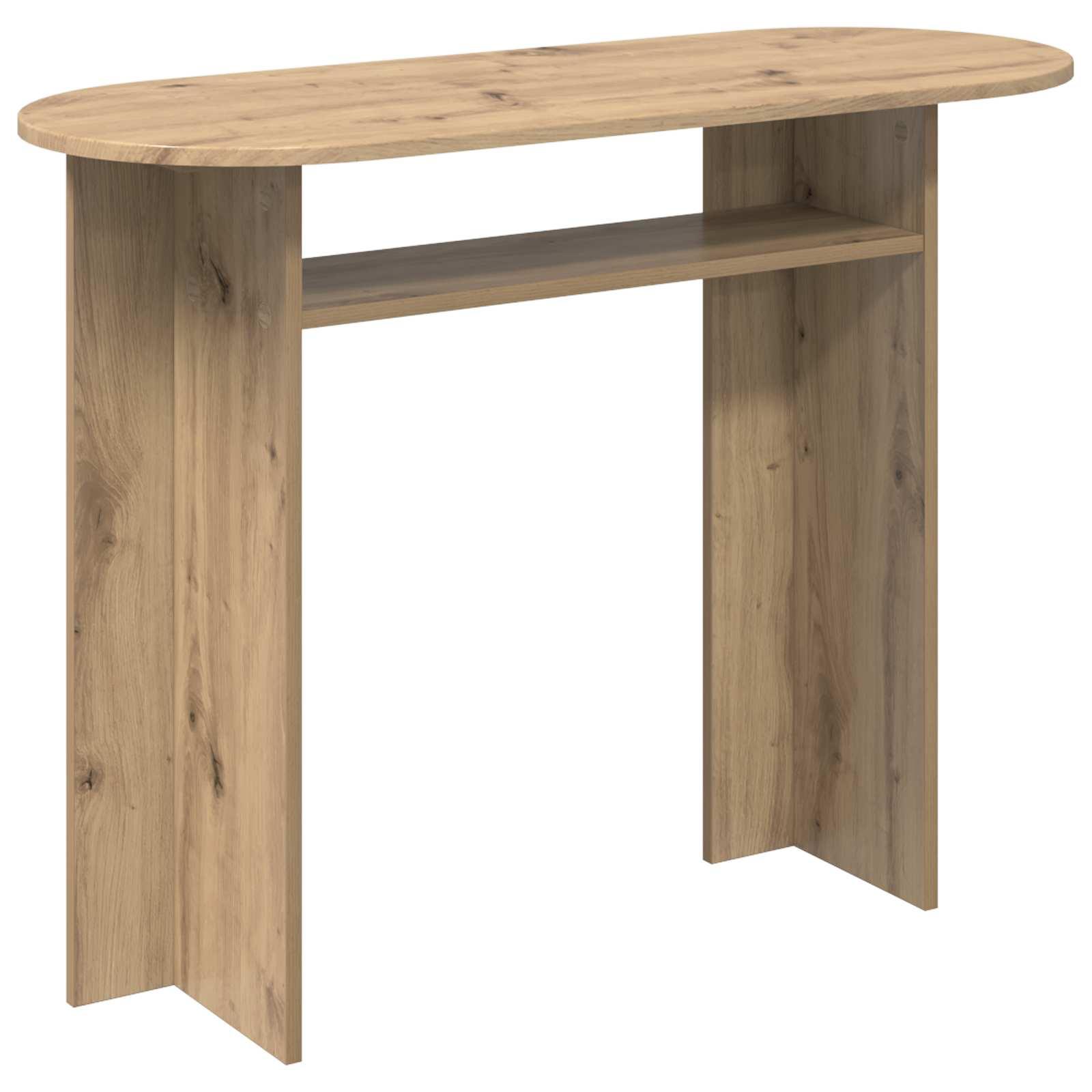 Konsolbord Artisan-eg 100 x 39,5 x 75 cm Konstrueret træ billede