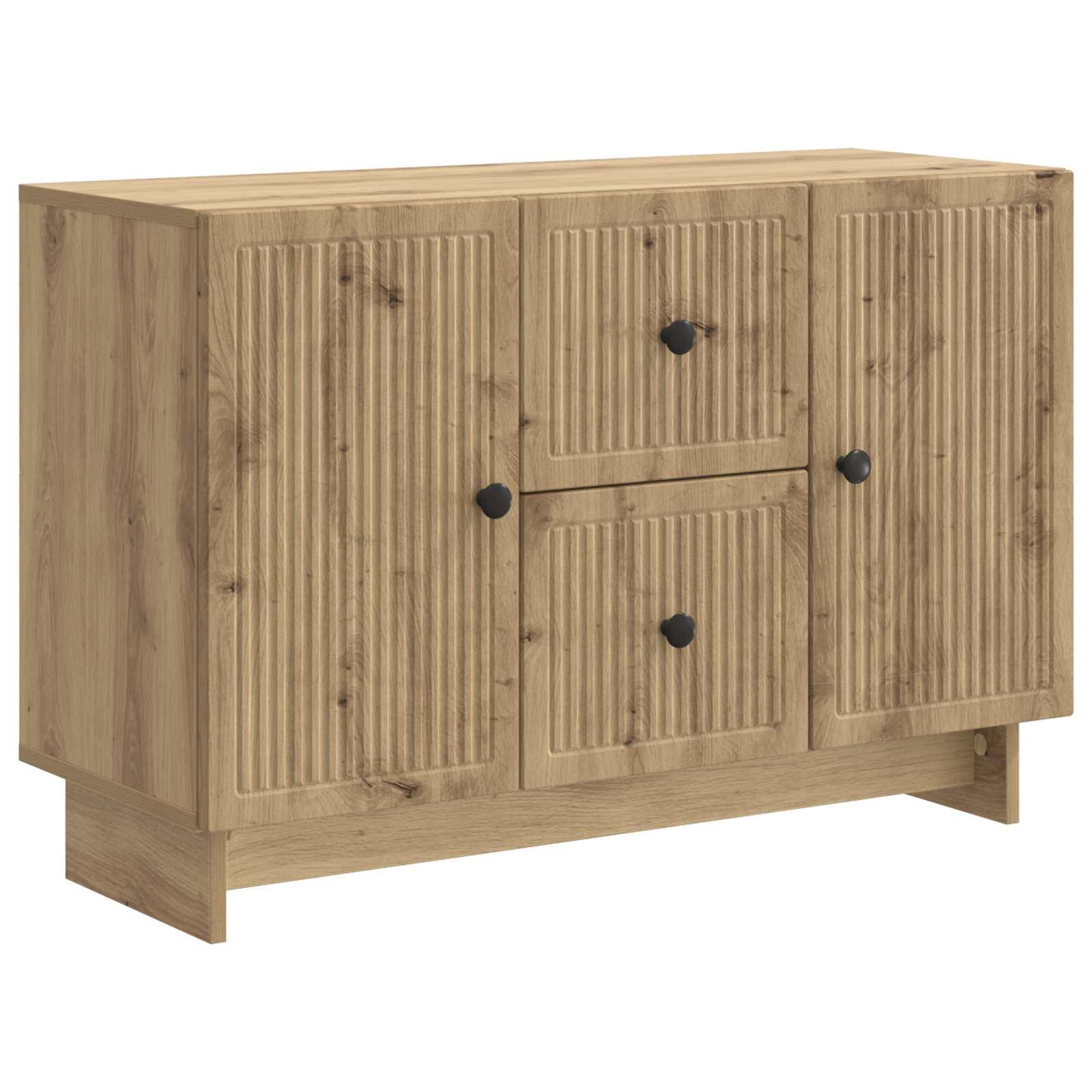 Sidebord Artisan-eg 89 x 34,5 x 60 cm Konstrueret træ billede