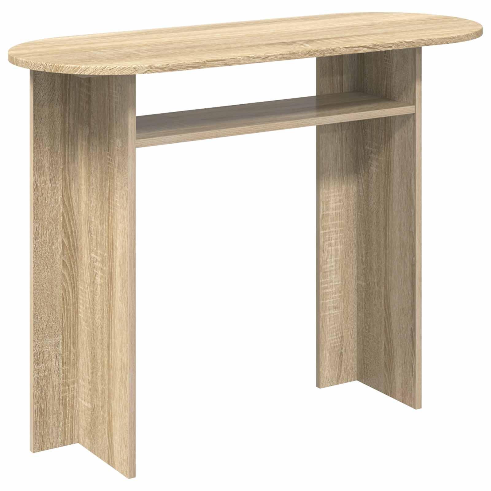 Konsolbord Sonoma-eg 100 x 39,5 x 75 cm Konstrueret træ billede