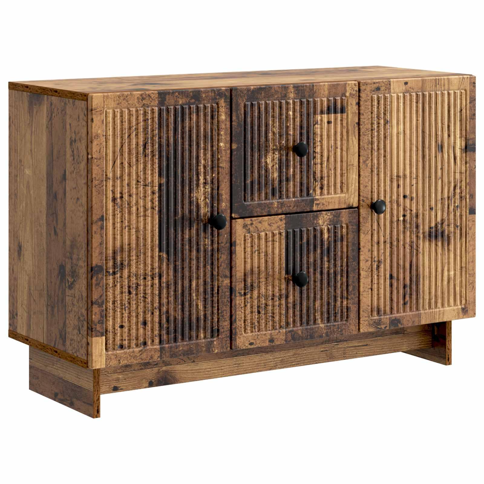 Sidebord Gammelt træ 89 x 34,5 x 60 cm Konstrueret træ billede