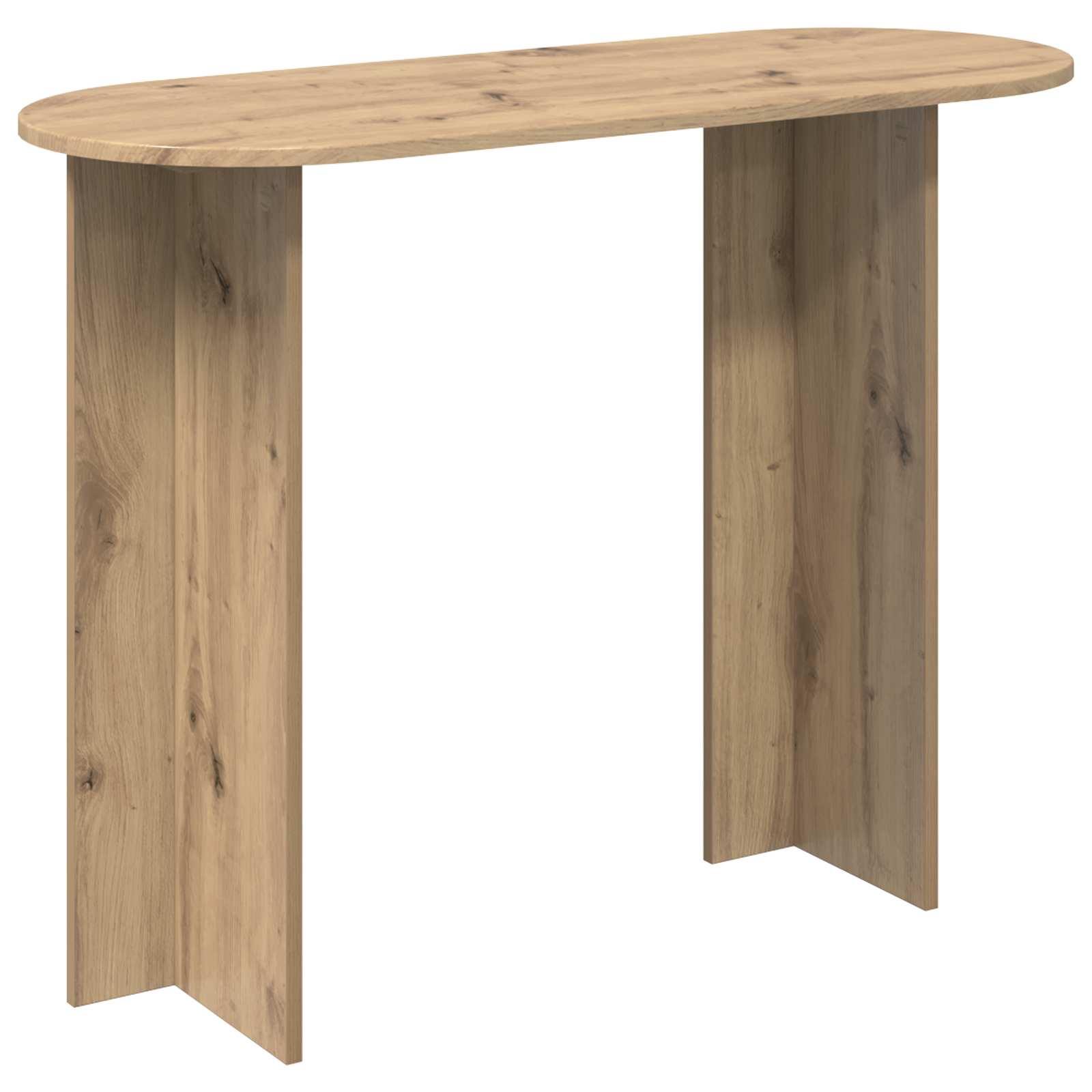 Konsolbord Artisan-eg 100 x 39,5 x 75 cm Konstrueret træ billede
