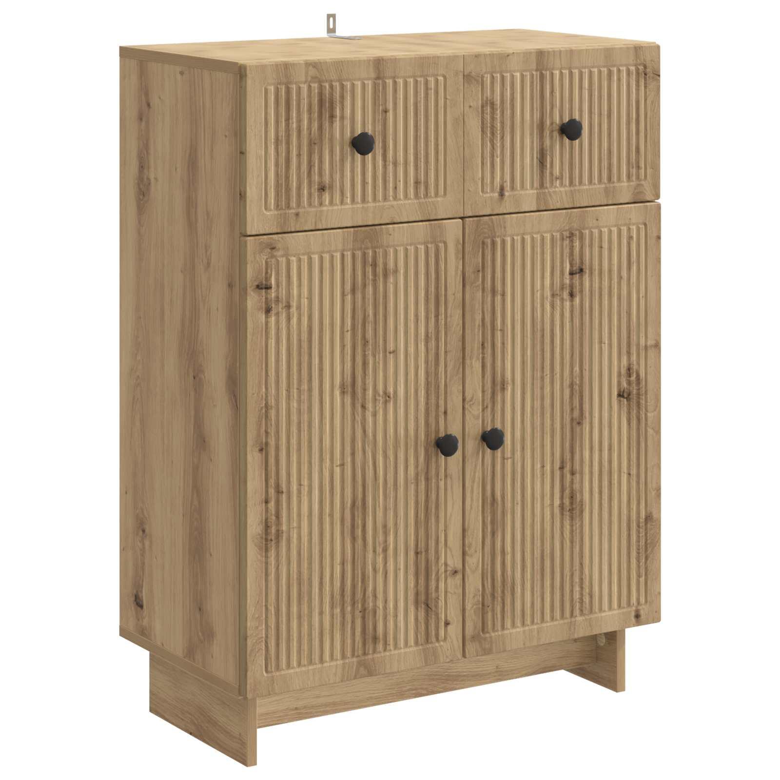Sidebord Artisan-eg 66 x 34,5 x 90 cm Konstrueret træ billede
