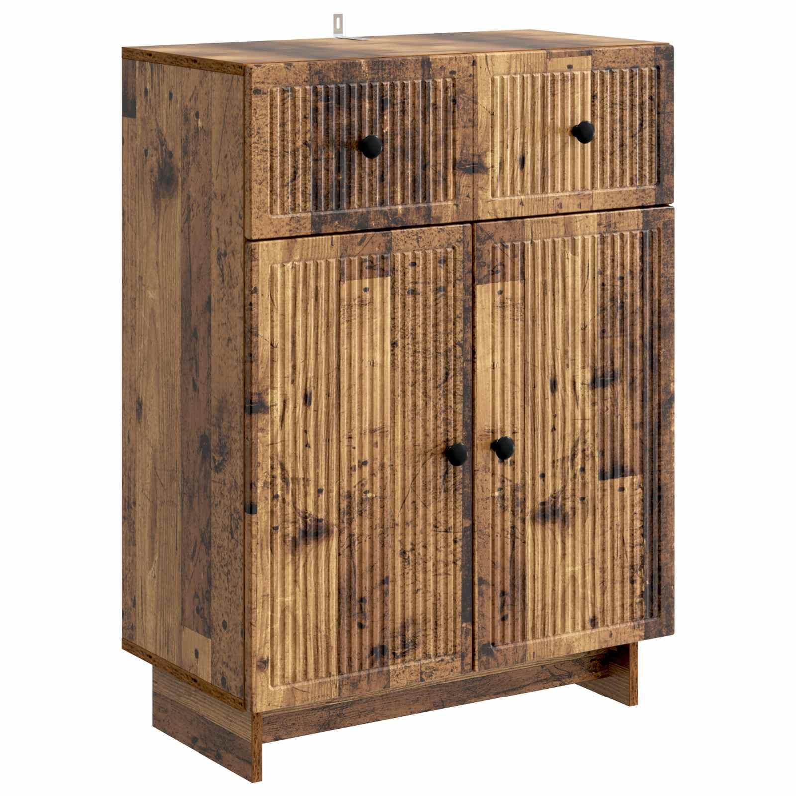Sidebord Gammelt træ 66 x 34,5 x 90 cm Konstrueret træ billede
