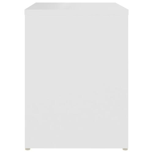 Sengeskabe 2 stk. 40x30x40 cm spånplade hvid