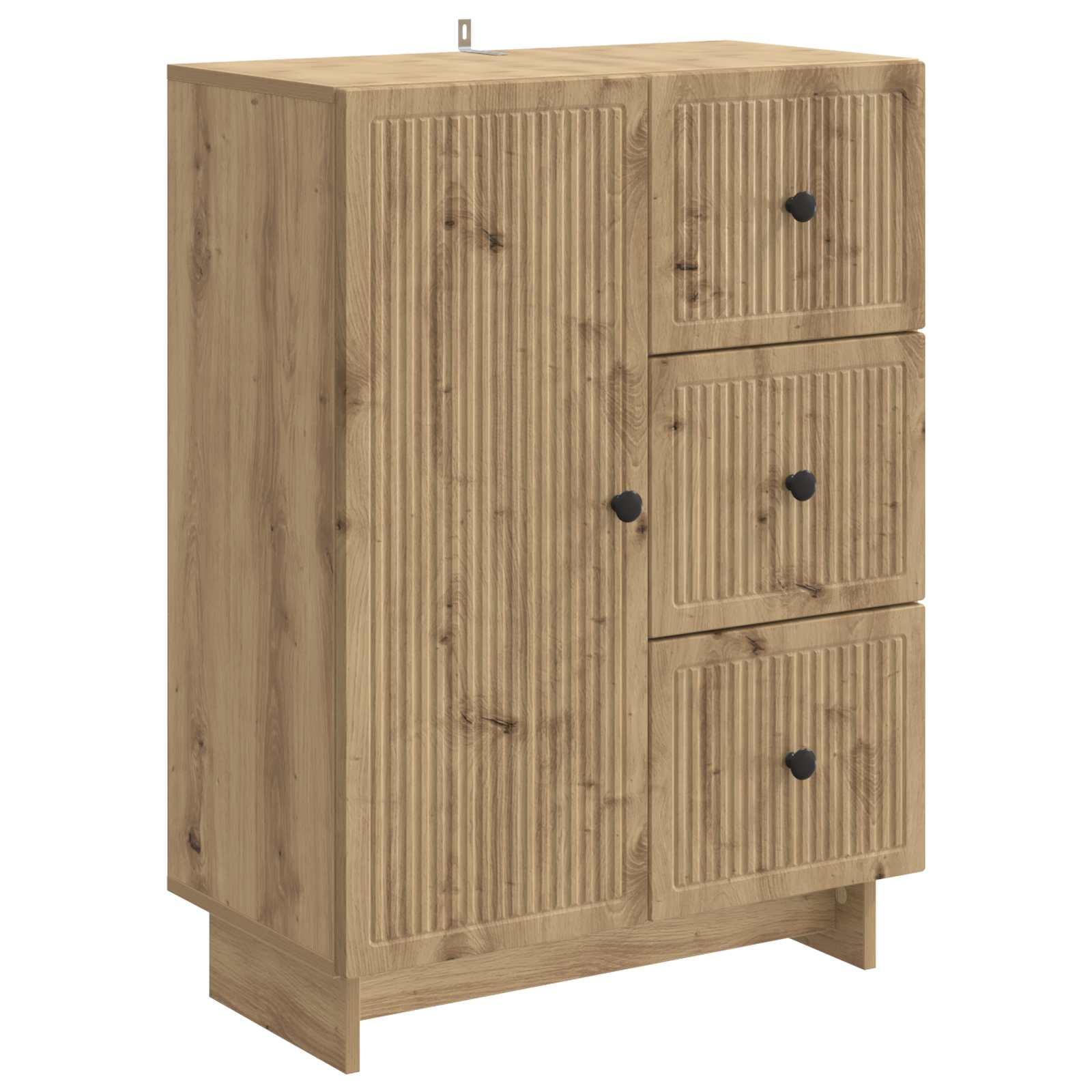 Sidebord Artisan-eg 66 x 34,5 x 90 cm Konstrueret træ billede