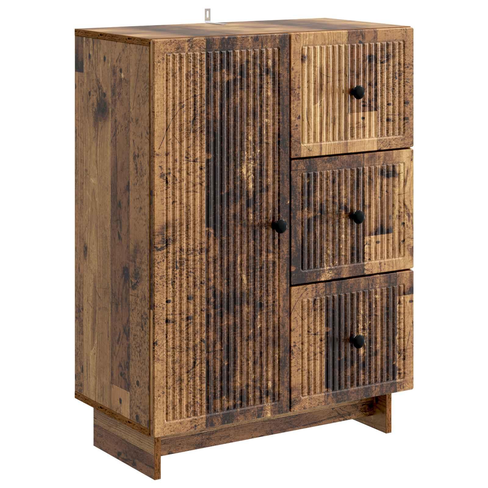 Sidebord Gammelt træ 66 x 34,5 x 90 cm Konstrueret træ billede