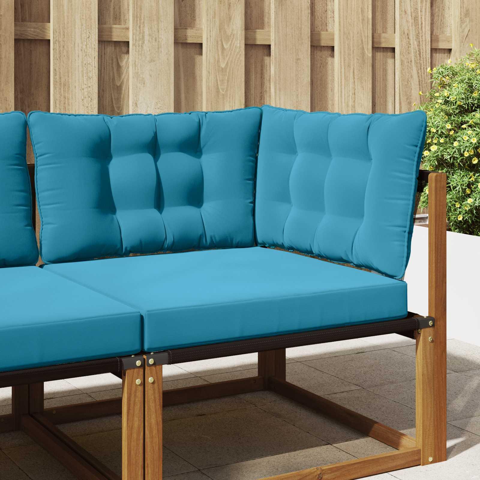 Udendørs Sofa Pude 3 stk Kongelig blå Polyester billede