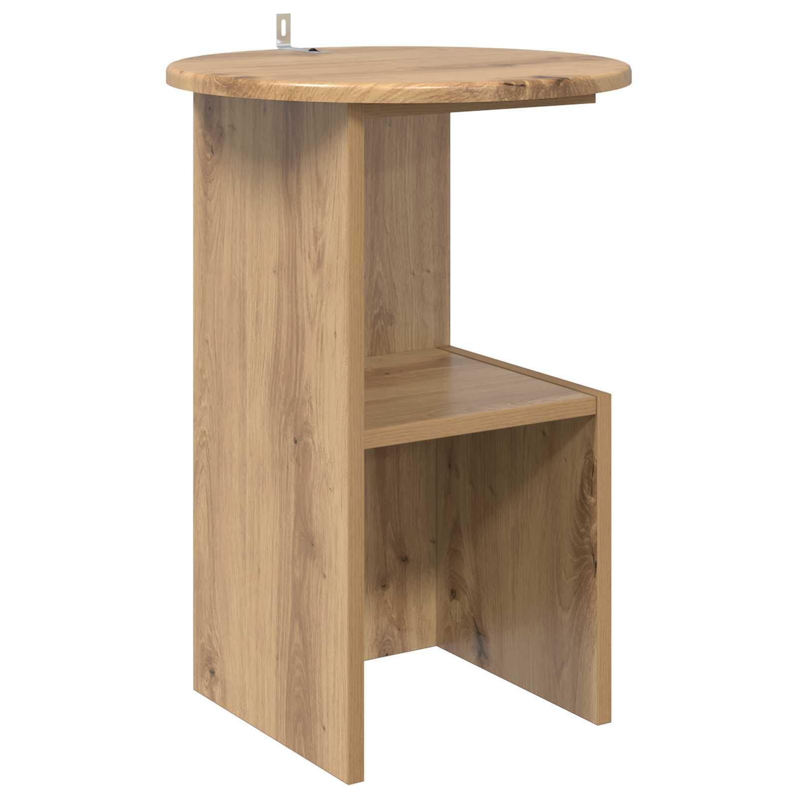 Sidebord Artisan-eg Ø 39,5 x 55 cm Konstrueret træ billede
