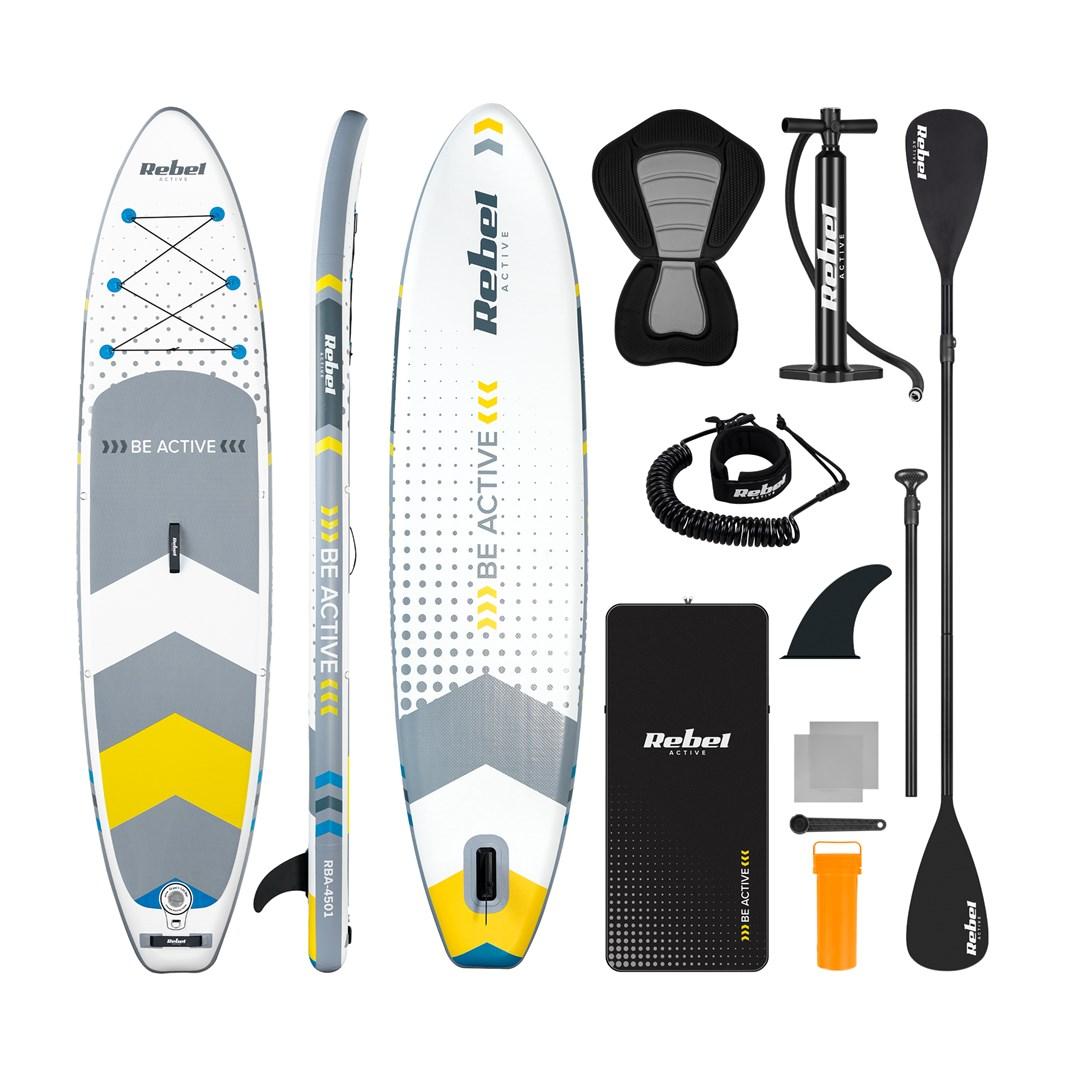 Rebel Active oppusteligt SUP-board - hvid billede