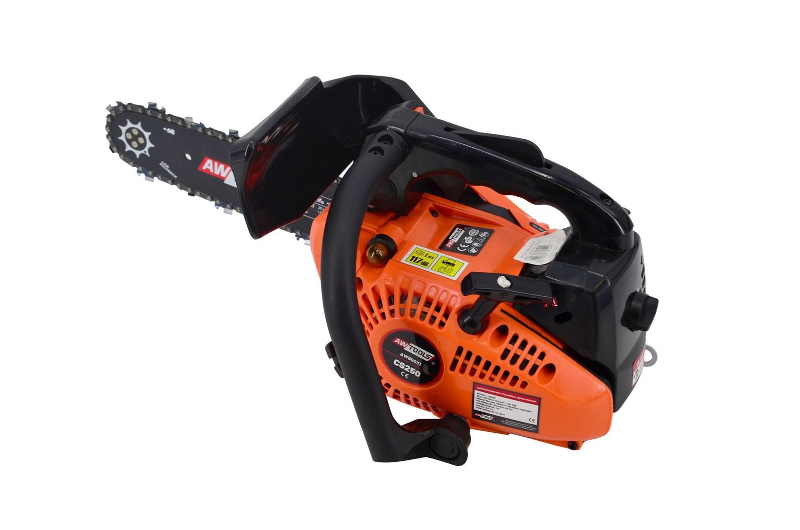 AWTOOLS CS250 benzindrevet håndkædesav - 1,22 hk billede