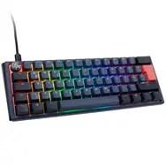 Ducky One 3 Mini Cosmic Blue gamingtastatur, RGB – MX Ergo Clear billede