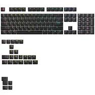 Glorious GPBT bagbelyste keycaps, ANSI-layout (US), PBT, dye-sub - Sort billede