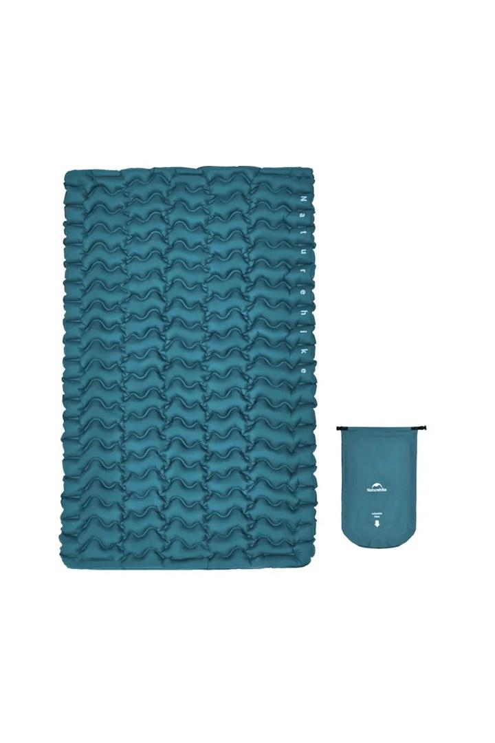 Naturehike dobbelt oppustelig madras med pude - CNK2550WS020 billede