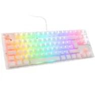 Ducky One 3 Aura White TKL gamingtastatur – RGB LED, MX Speed Silver billede
