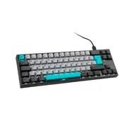 Ducky Miya Pro Moonlight TKL gaming-tastatur til PC/Mac, MX Red, hvid LED - mørkegrå billede
