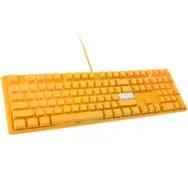 Ducky One 3 Yellow gamingtastatur, RGB – MX Blue (US) billede