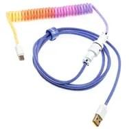 Ducky Premicord Afterglow spiral USB-kabel - USB-C til USB-A, 1,8 m billede