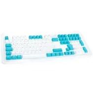 Ducky keycap-sæt, PBT, ISO (DE) - hvid/blå billede
