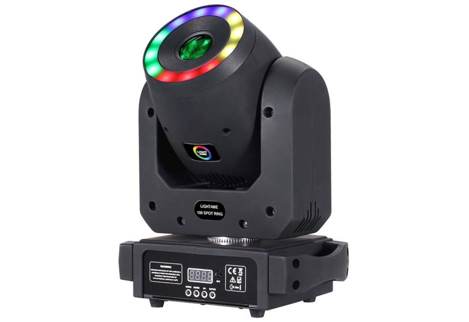 Light4Me Spot 100 Ring - LED moving head til scene og lys billede