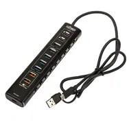 Nitro Concepts UH1 - 10-ports hybrid USB-hub, USB 3.2 billede