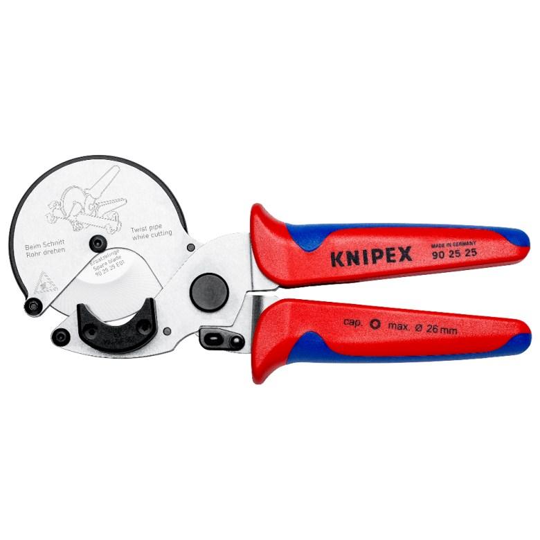 KNIPEX 90 25 25 komposit- og plast-rørsaks - rørskærer Ø 26 mm billede