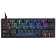 Ducky One 3 Pro Mini Nazca Line gaming-tastatur - mekanisk, 8.000 Hz, hot-swap, RGB - Cherry MX2A Blue, ANSI (US) billede