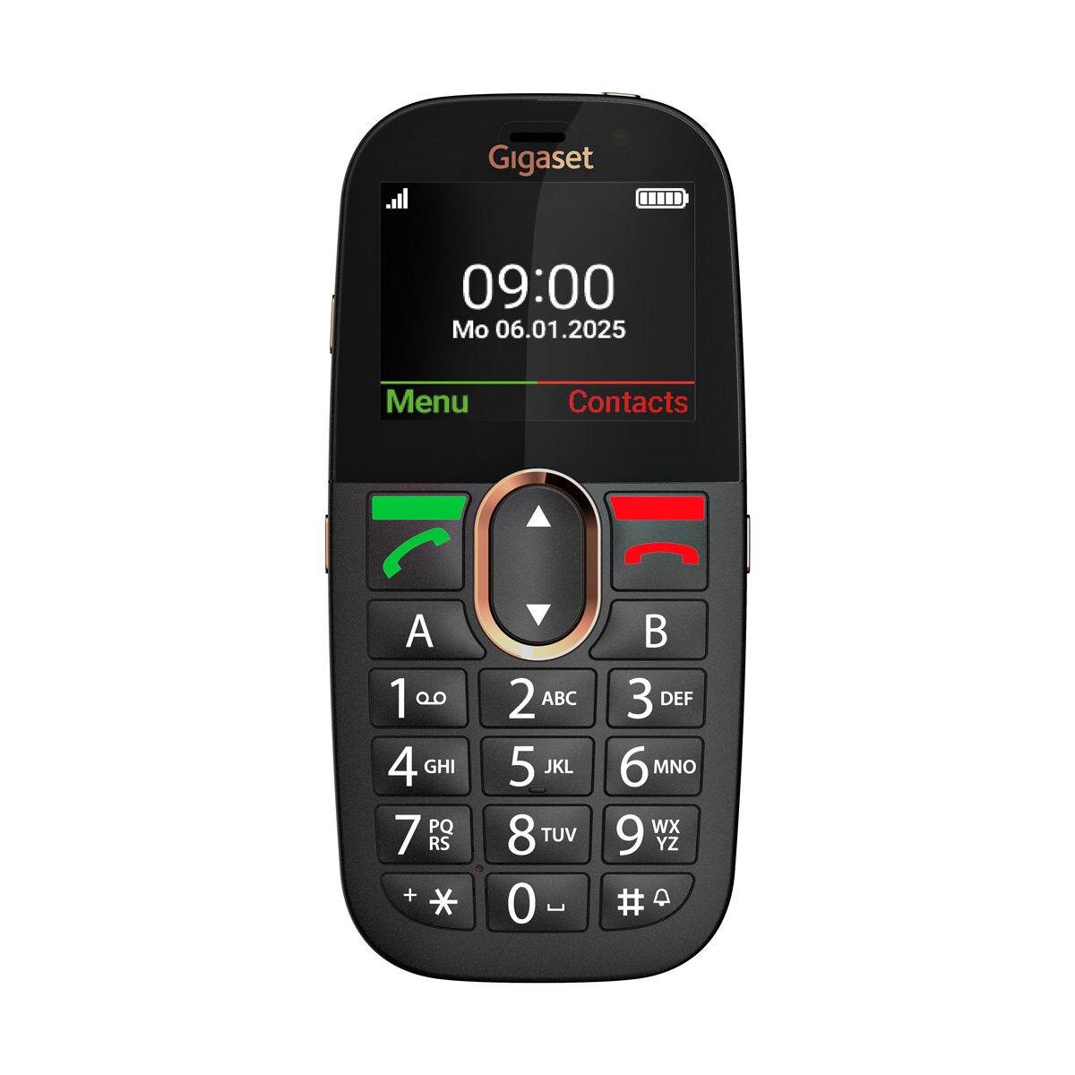Gigaset GL295 trykknaptelefon - sort