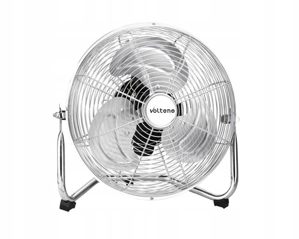 Volteno VO0546 gulvventilator/air circulator - krom, 80 W, 40 cm billede