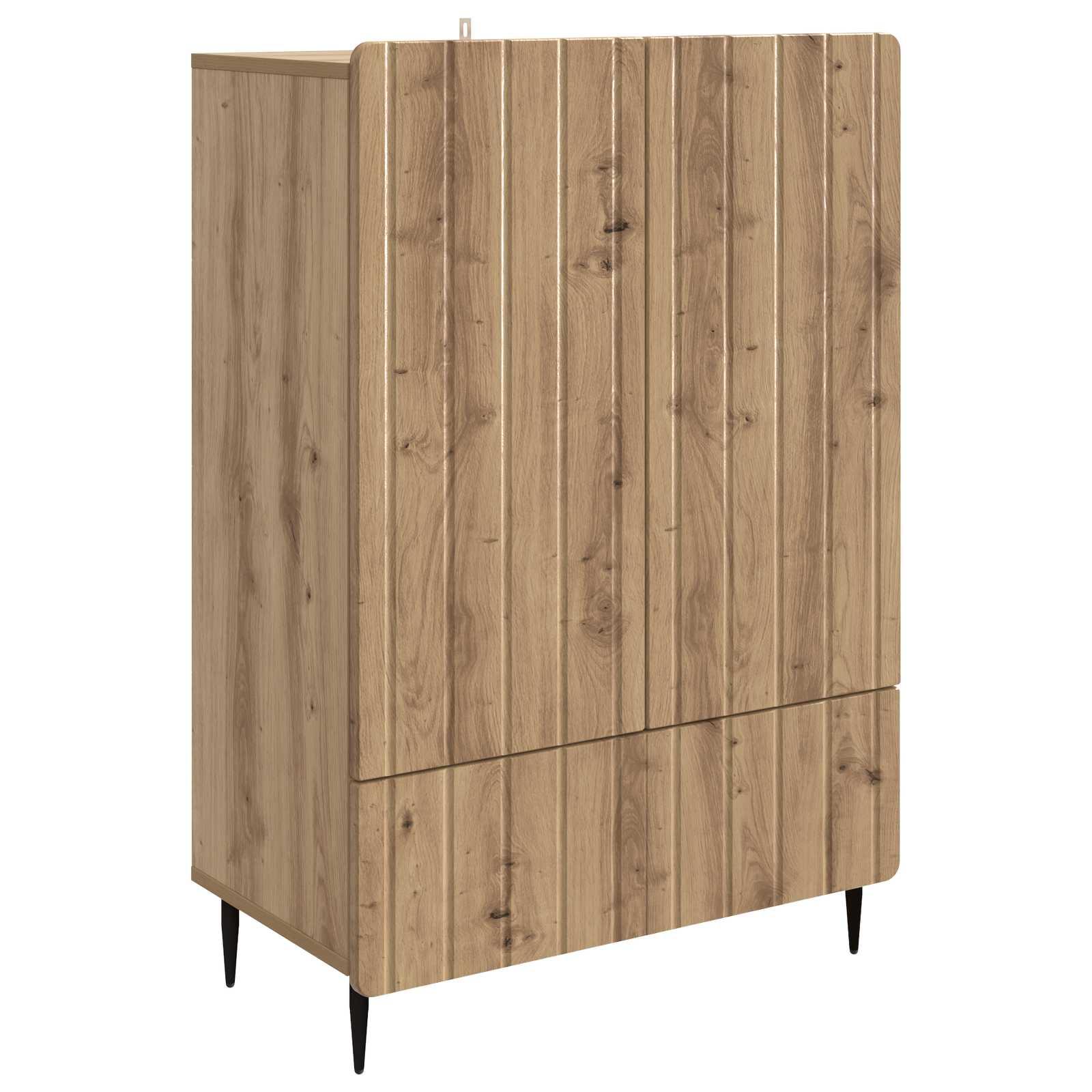 Sidebord Artisan-eg 66 x 34,5 x 97 cm Konstrueret træ billede