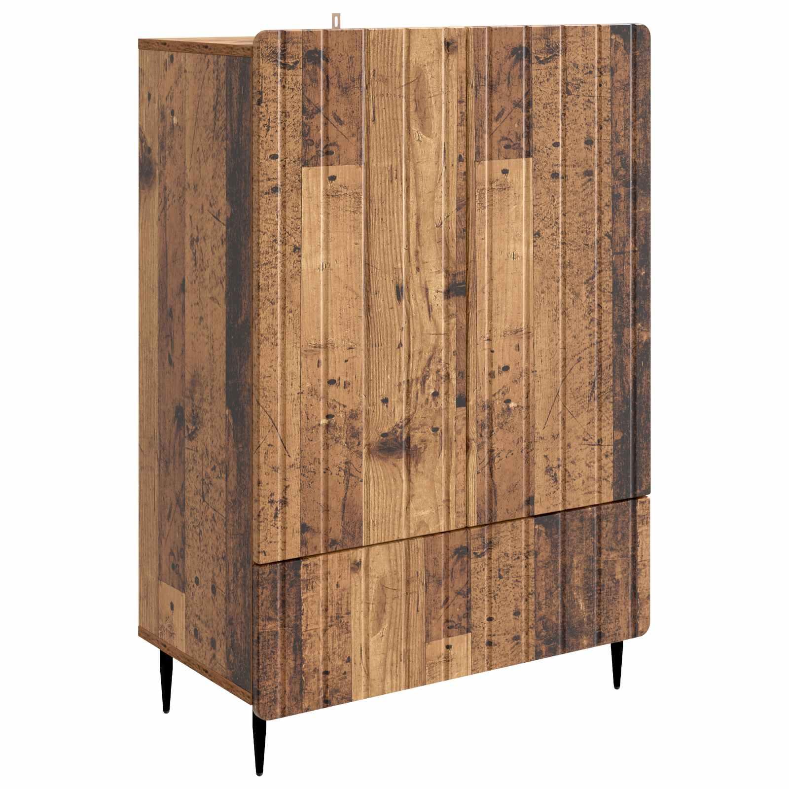 Sidebord Gammelt træ 66 x 34,5 x 97 cm Konstrueret træ billede