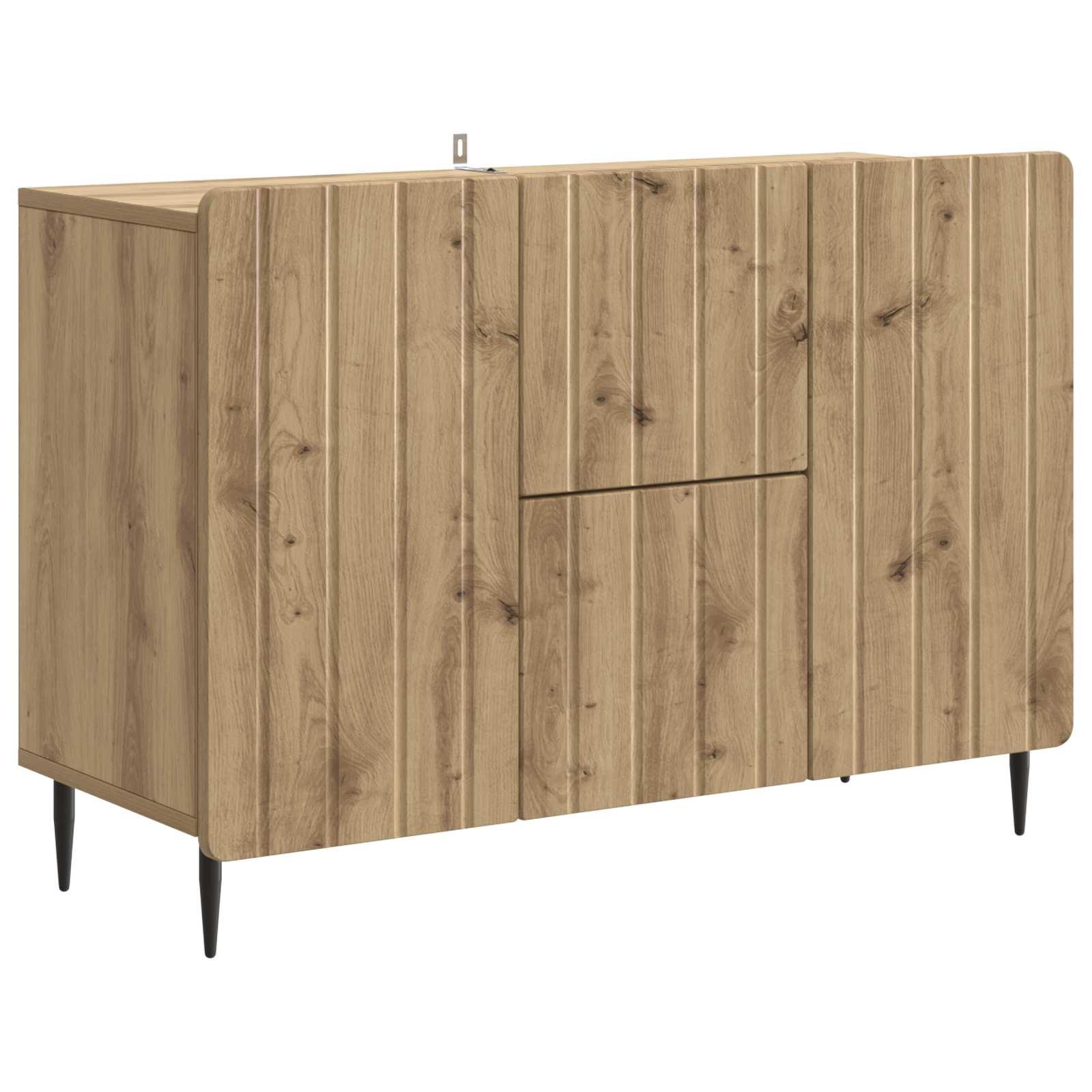 Sidebord Artisan-eg 89 x 34,5 x 62 cm Konstrueret træ billede