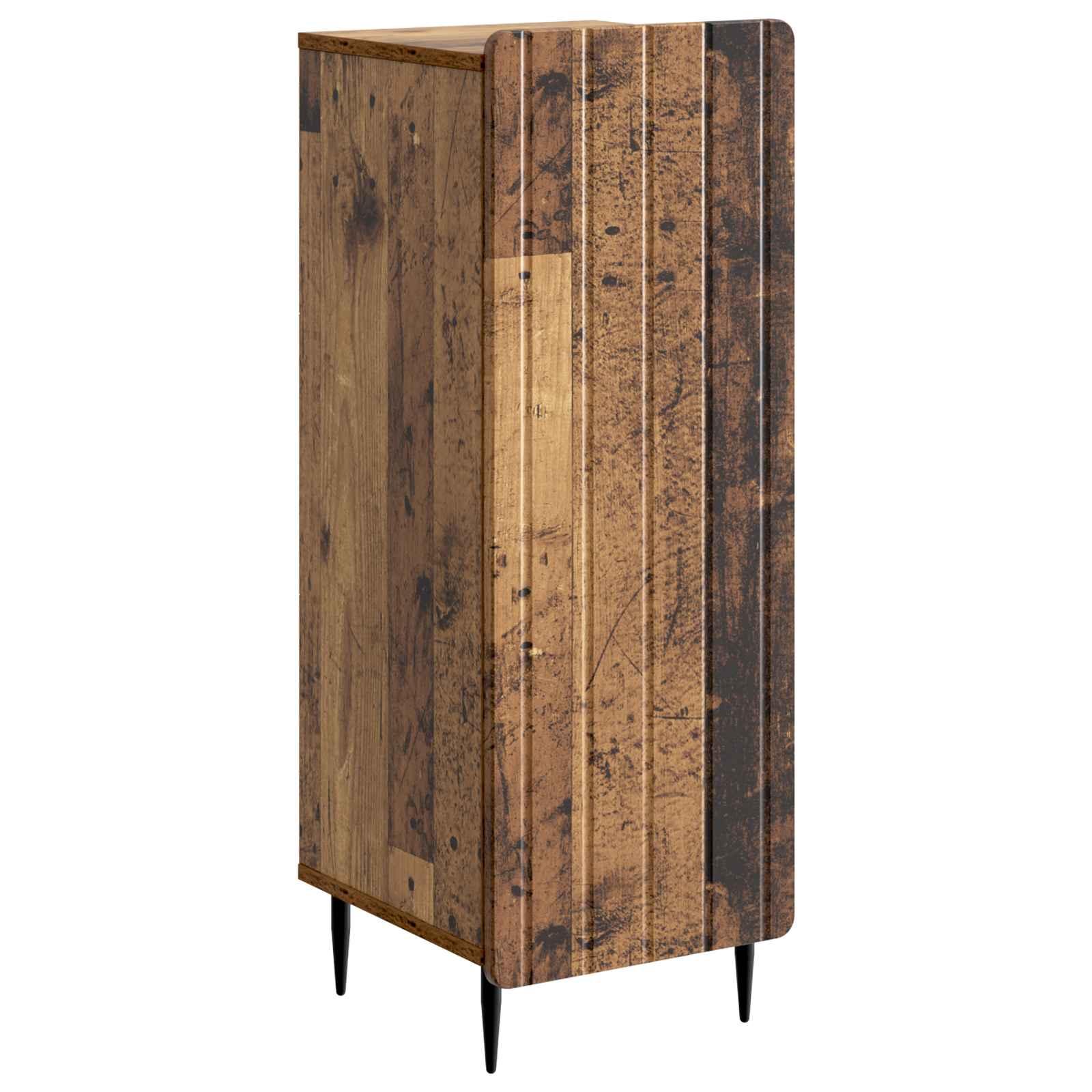 Sidebord Gammelt træ 34,5 x 33 x 92 cm Konstrueret træ billede