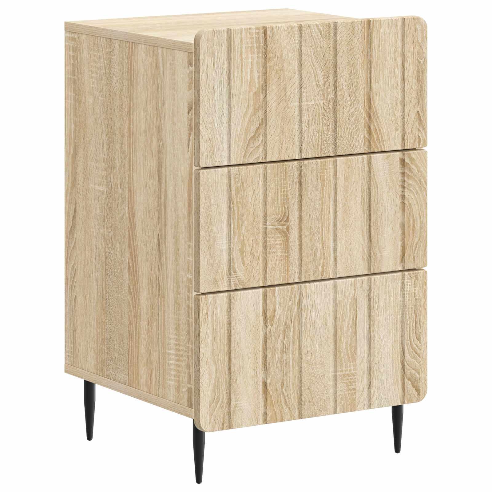 Natskab med skuffe Sonoma-eg 43x 41 x 68 cm Konstrueret træ billede