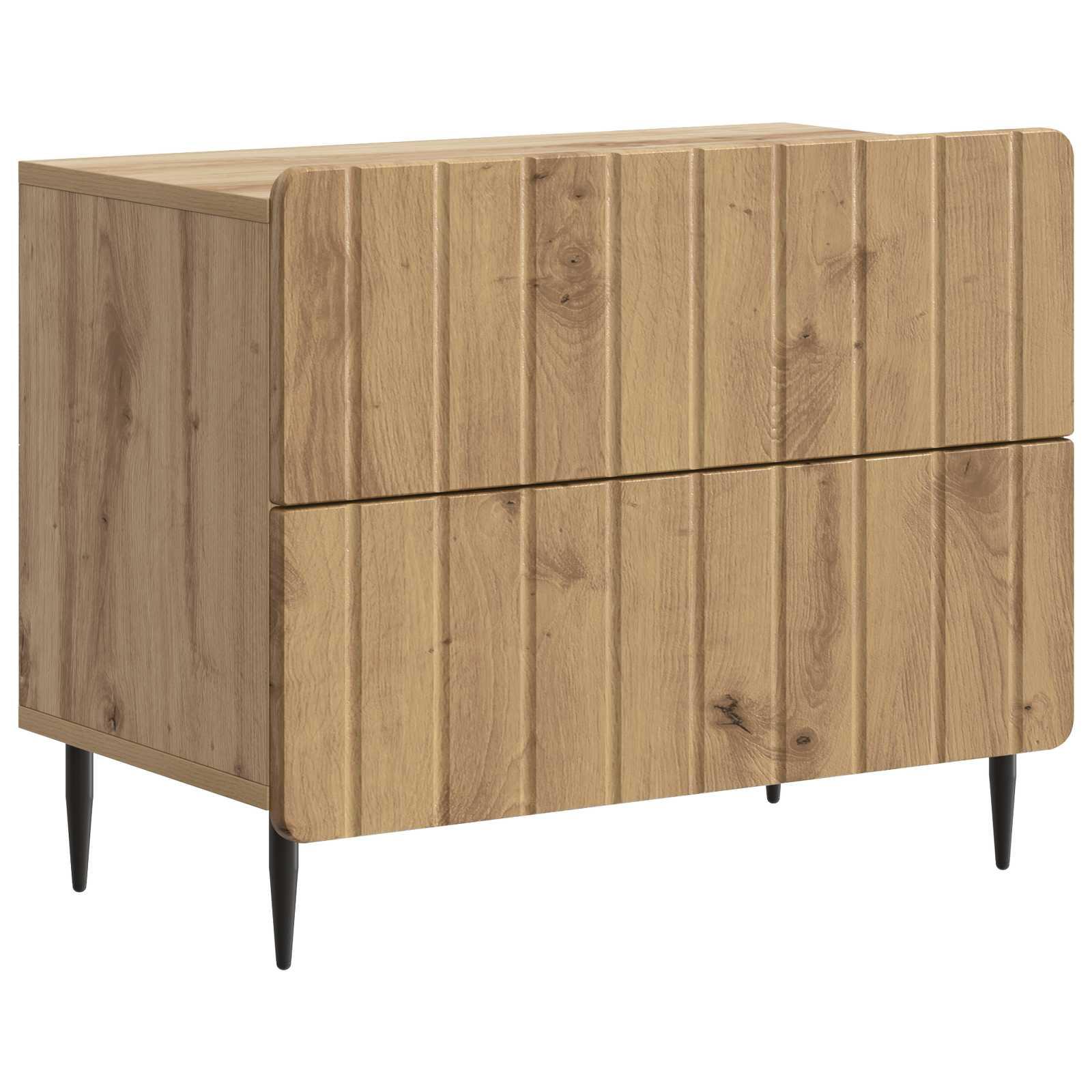 Natskab Artisan-eg 62 x 34,5 x 49,5 cm Konstrueret træ billede
