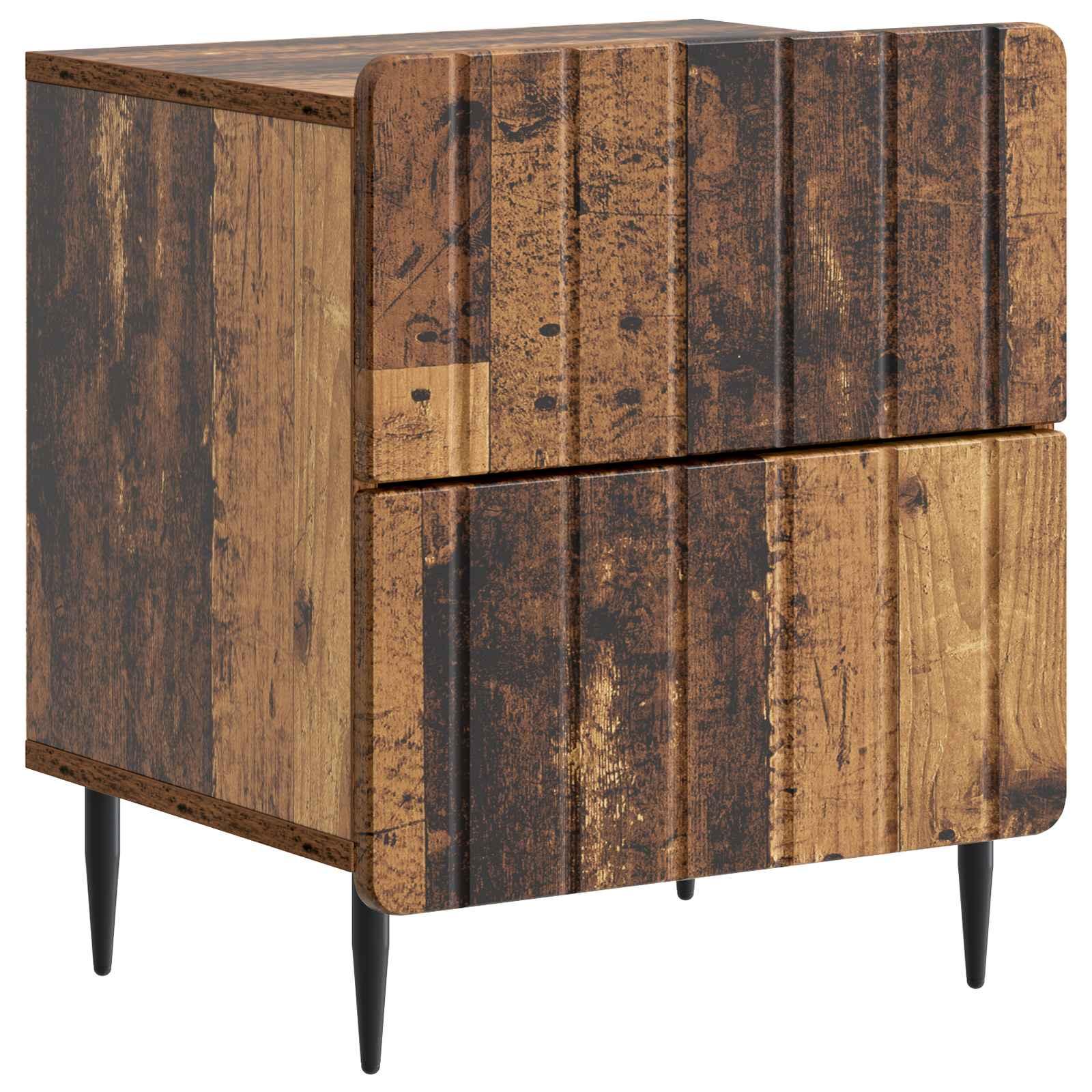 Natskab Gammelt træ 43 x 34,5 x 49,5 cm Konstrueret træ billede
