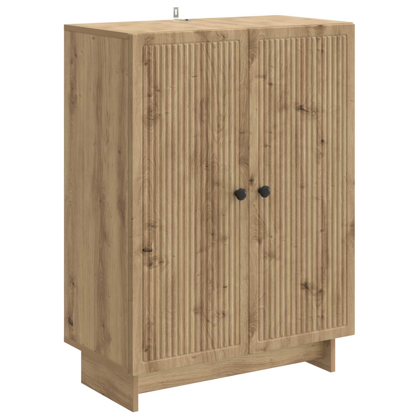 Sidebord Artisan-eg 66 x 34,5 x 90 cm Konstrueret træ billede