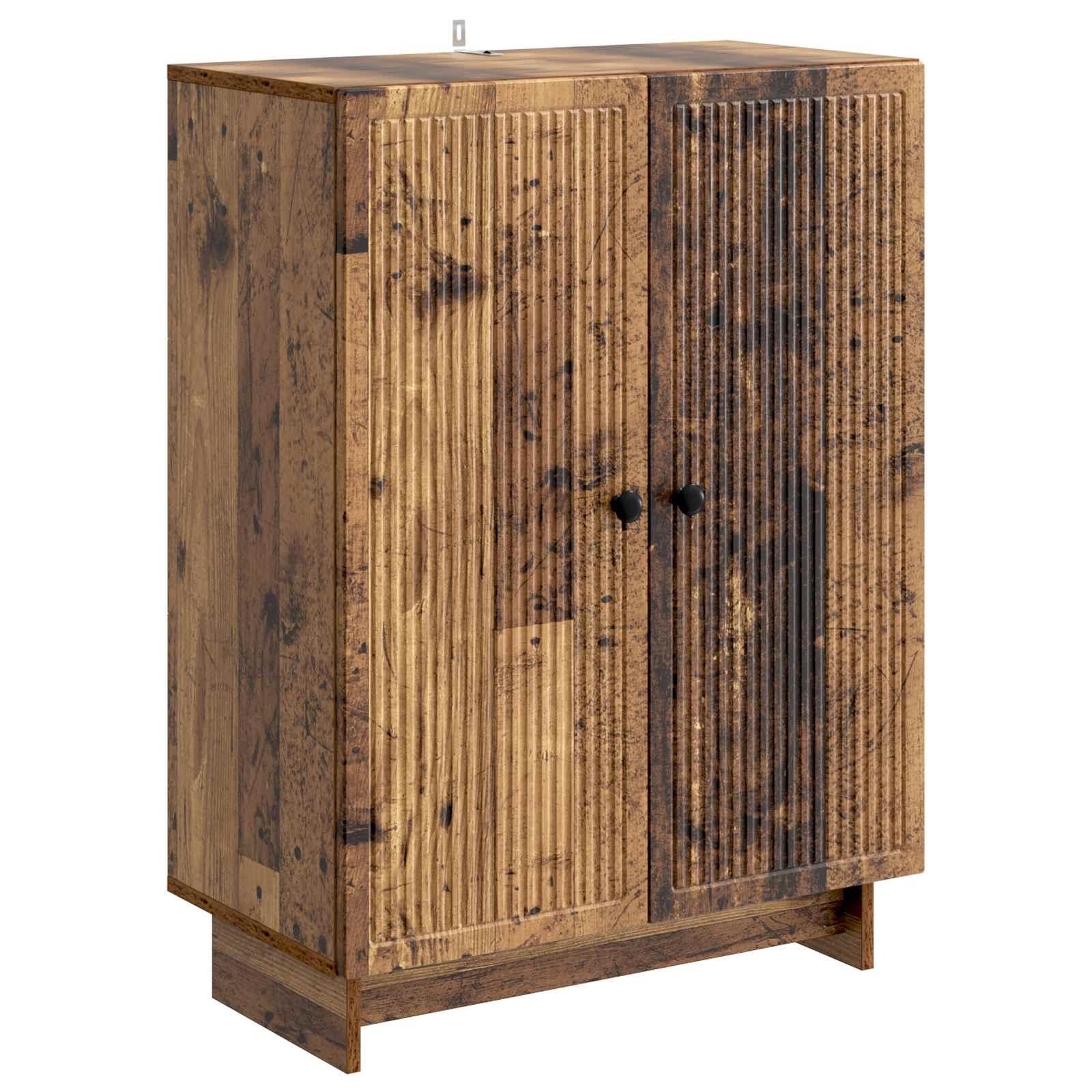 Sidebord Gammelt træ 66 x 34,5 x 90 cm Konstrueret træ billede