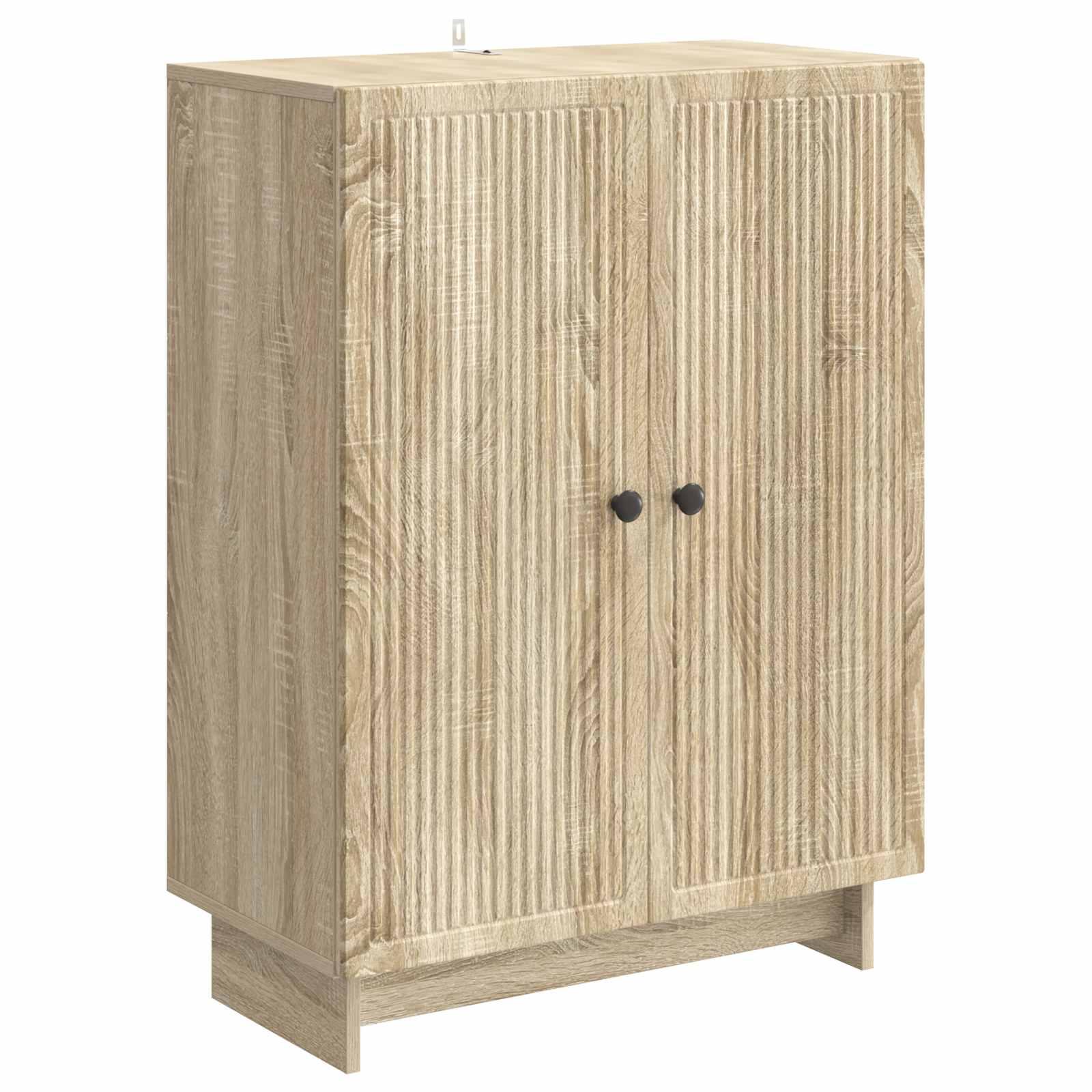 Sidebord Sonoma-eg 66 x 34,5 x 90 cm Konstrueret træ billede