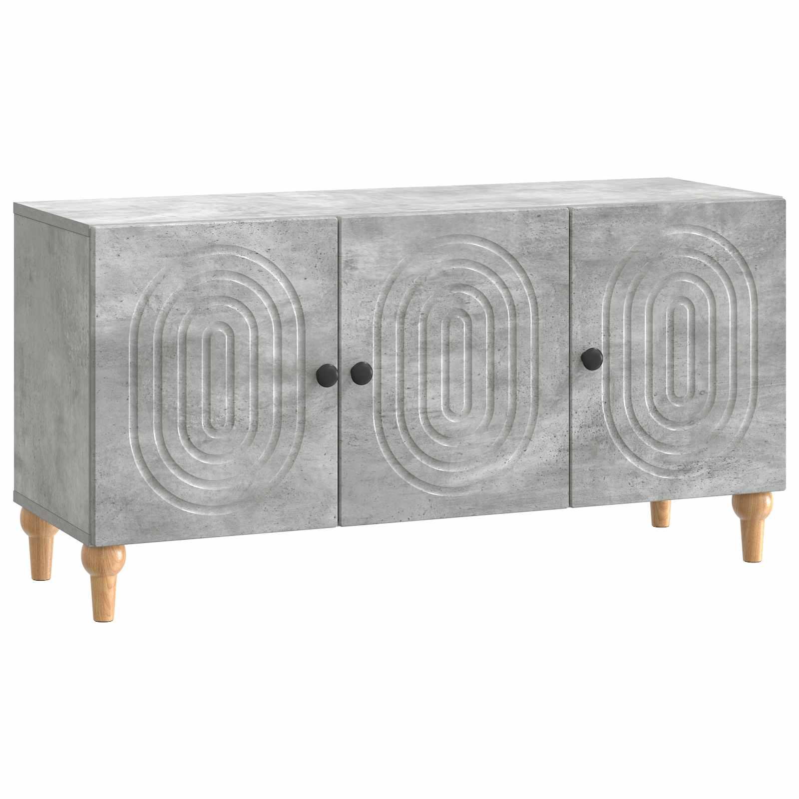 TV-skab Betongrå 99 x 34,5 x 50 cm Konstrueret træ billede